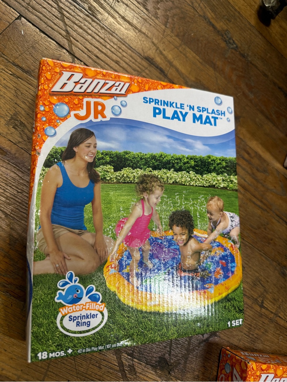Banzai JR Orange & Blue Sprinkle 'N Splash Play Mat
